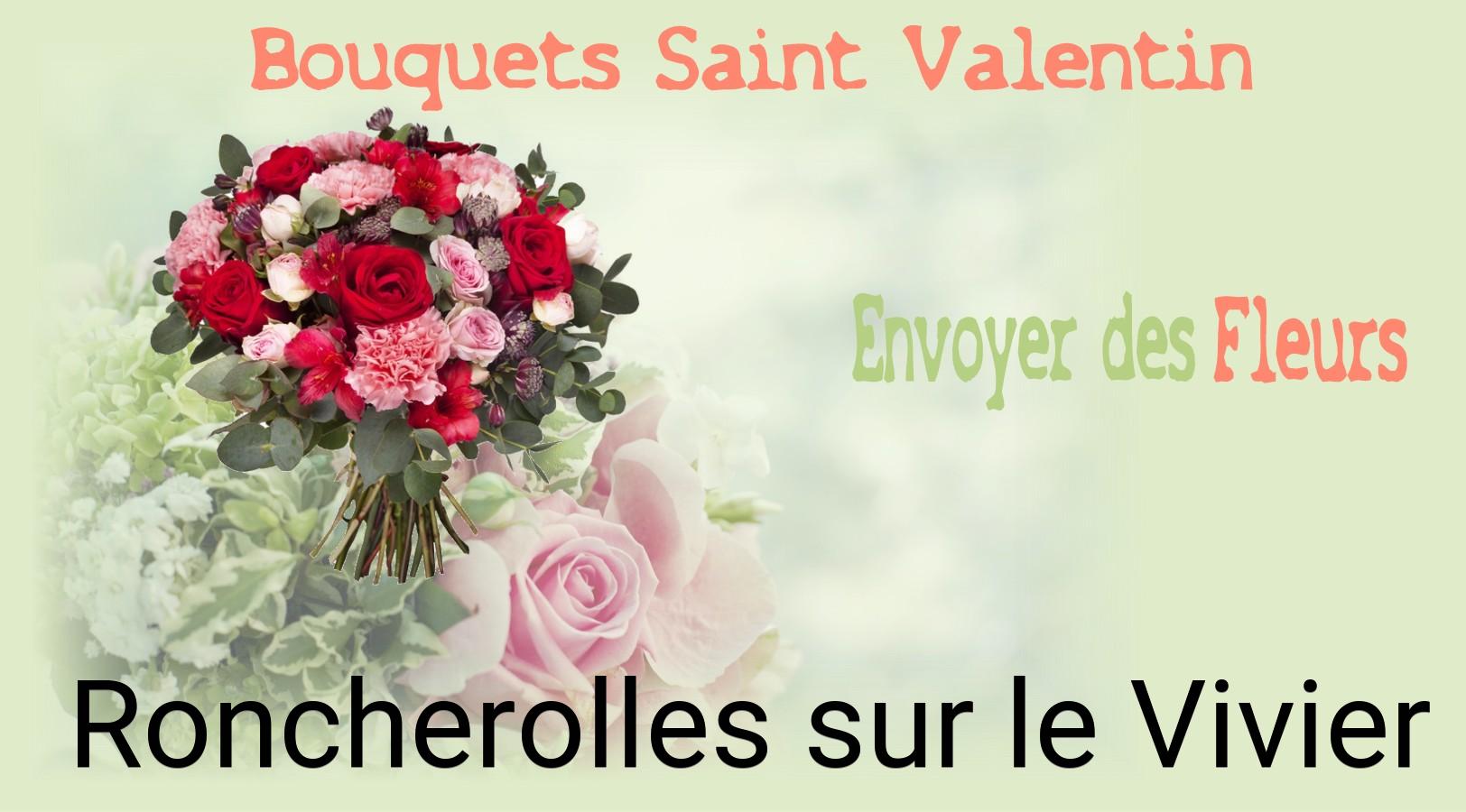 Roses de Saint-Valentin livrées à Roncherolles-sur-le-Vivier